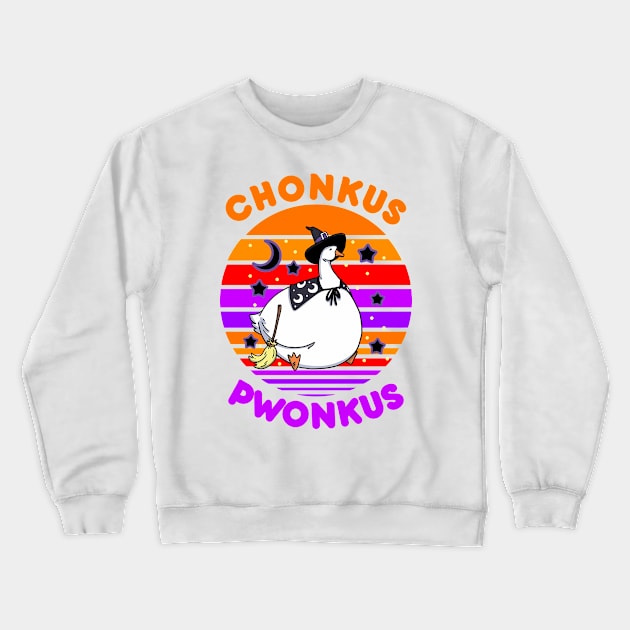 Honkus Ponkus Halloween Goose Crewneck Sweatshirt by TASAAGOR